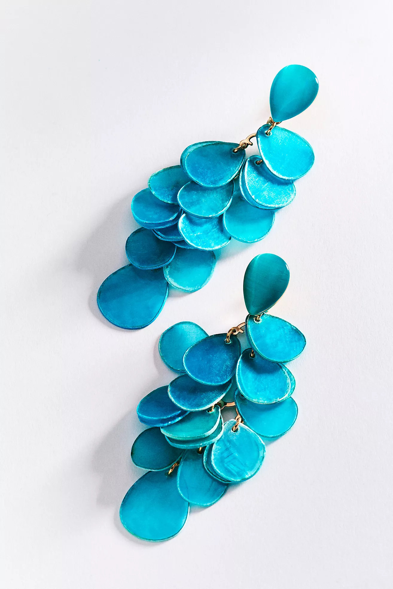 Paillette Cluster Drop Earrings | Anthropologie (US)