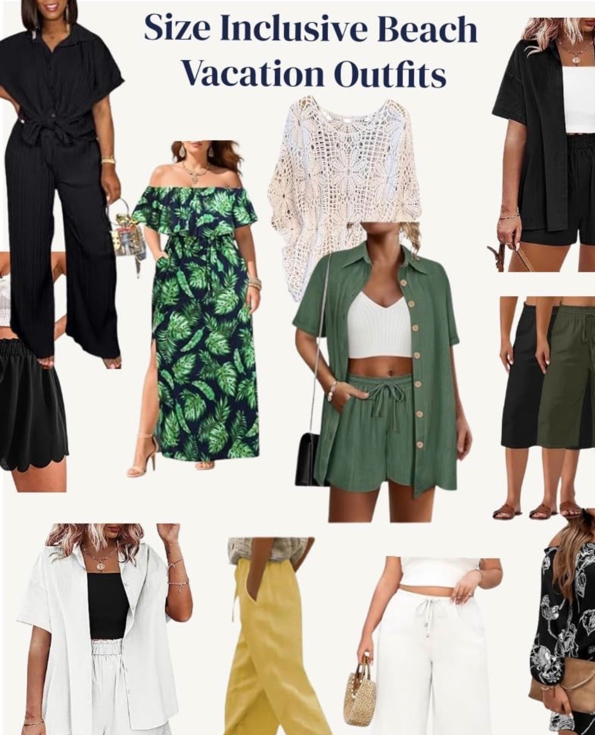 If you’re packing for a beach trip and want options that actually feel good on - this one’s for you ☀️
Easy, flattering pieces that aren’t fussy but still make you feel put together.

Because you deserve outfits you feel confident in on vacation 🤍

Share this with someone planning a trip
Follow me for daily finds + real life in between

plus size beach outfits | extended size vacation outfits | curvy summer outfits | plus size resort wear | beach vacation outfit ideas | size inclusive fashion

#SizeInclusive
#CurvyStyle
#VacationStyle
#SummerOutfits
#BeachWear

#LTKPlusSize #LTKSaleAlert #LTKTravel