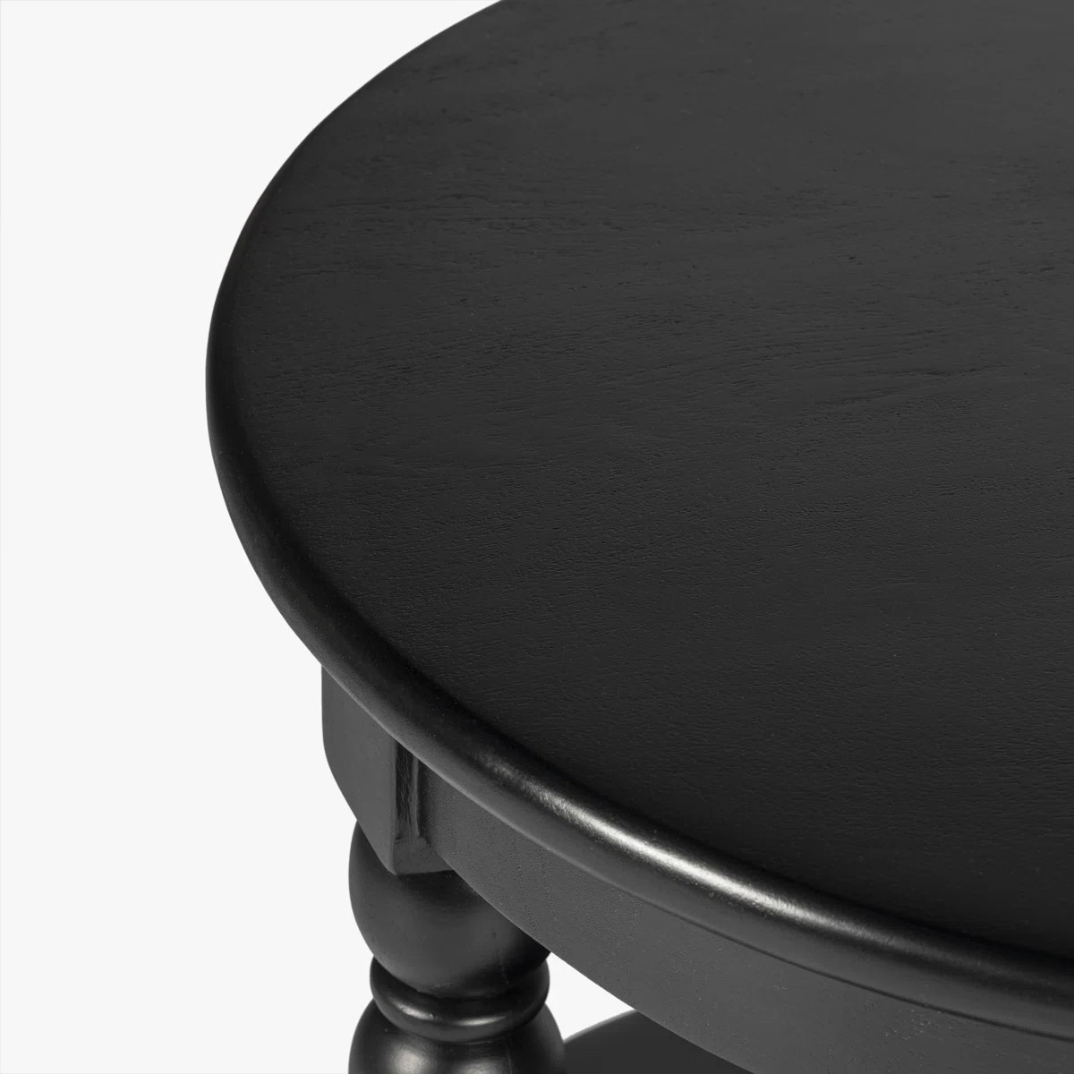 Isabel Spindle Solid Wood Round End Table | Birch Lane