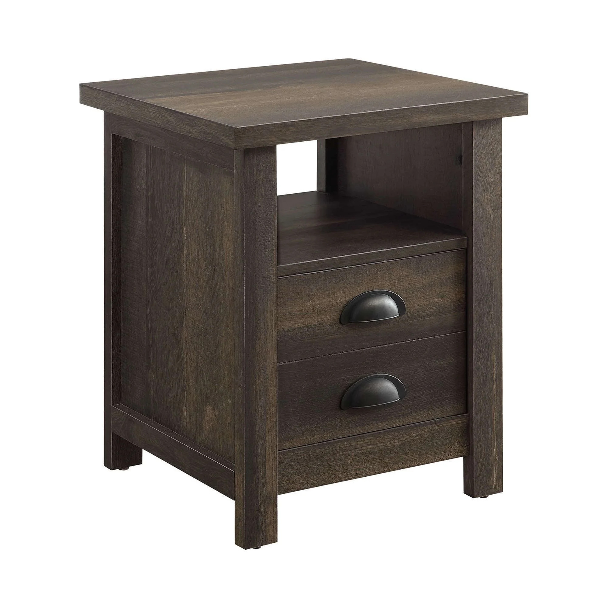 Better Homes & Gardens Granary Modern Farmhouse End Table, Brown | Walmart (US)