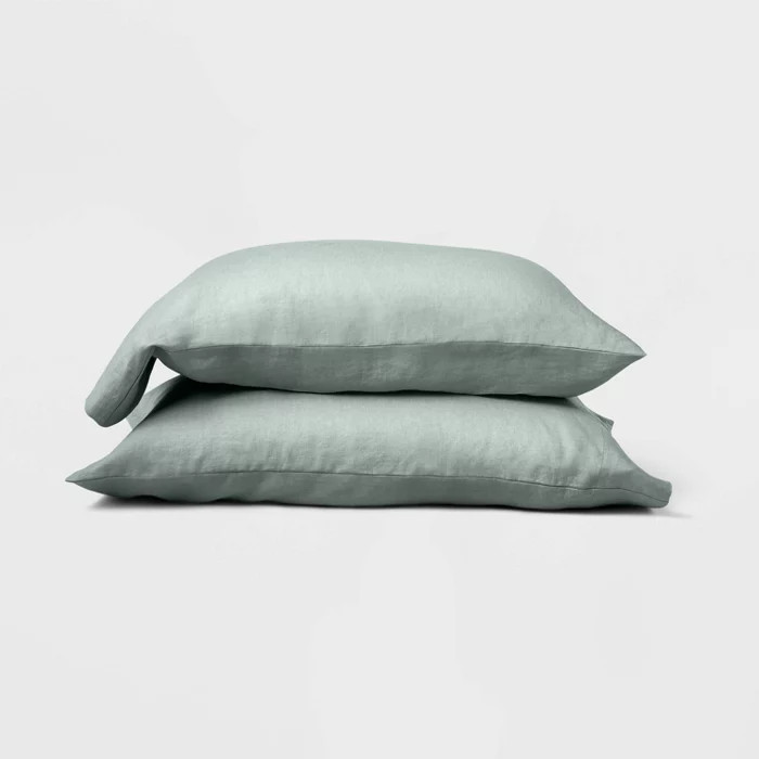 100% Linen Solid Pillowcase Set - Casaluna™ | Target