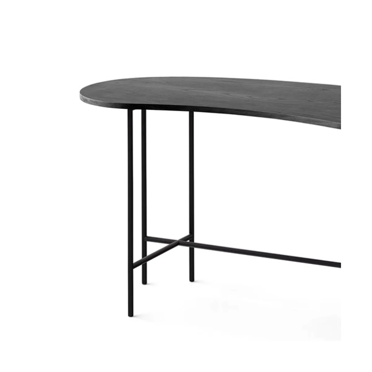 Simple And Creative Curved-shaped Writing Desk | Wayfair North America
