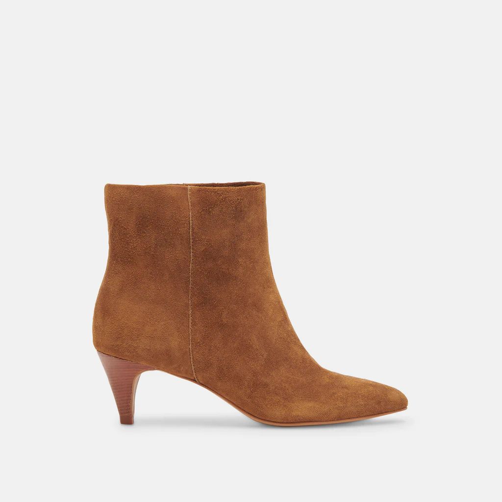 DEE BOOTIES BROWN SUEDE | DolceVita.com