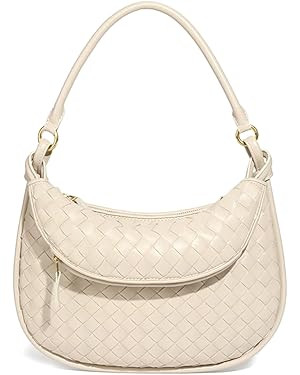 Woven Crossbody Bag Texture Underarm Bag Double Layer Shoulder Handbag Vintage Mother Bag | Amazon (US)