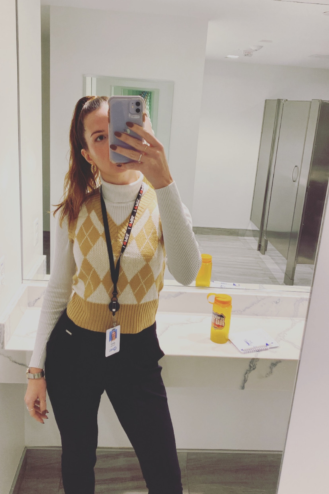 Work outfit for cold days. Sweater vest is only 10 dollars right now!! #cuteworkclothes #comfyworkoutfit #workclothed #workoutfit #cuteworkoutfit #clothesonabudget #cuteoutfitsonabudget #workoutfitsonabudget #onabudget #gooddeals

#LTKworkwear #LTKfit #LTKFind