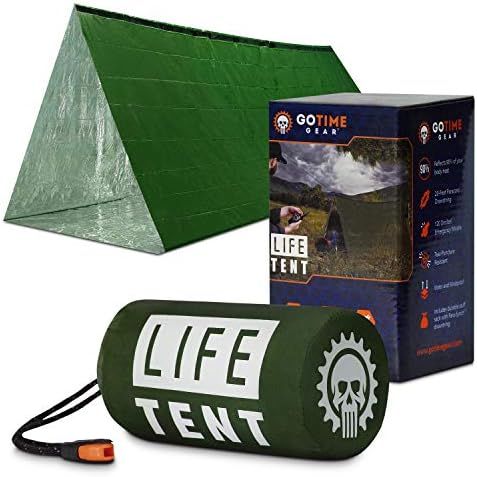 Go Time Gear Life Tent Emergency Survival Shelter – 2 Person Emergency Tent – Use As Survival... | Amazon (US)
