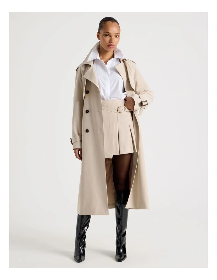 BlaqTrench Coat in Stone | Myer