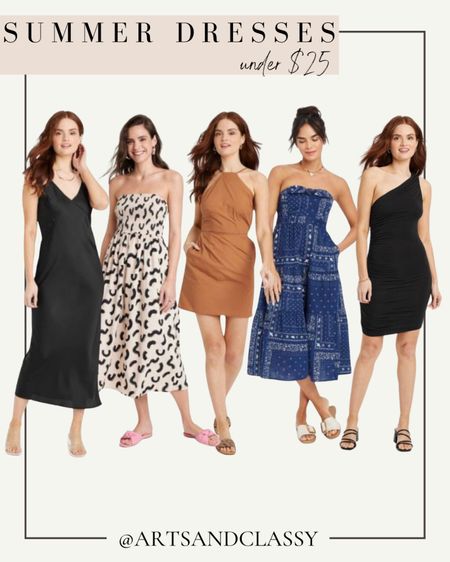 Summer dresses from Target on sale for under $25! These budget-friendly dresses are perfect for any occasion!

#LTKunder50 #LTKsalealert #LTKstyletip
