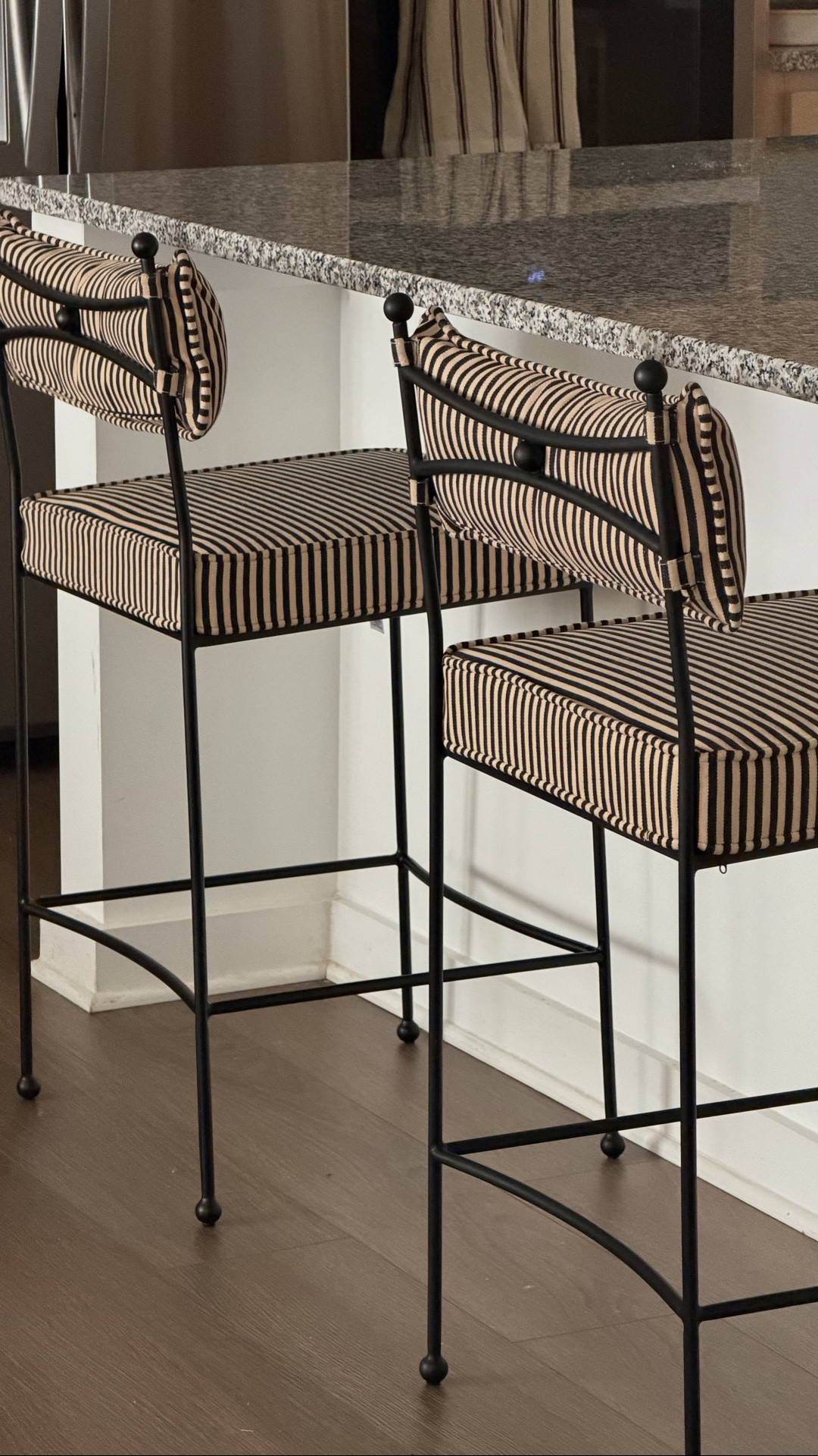 striped counterstools! they also have washable covers!

#LTKHome