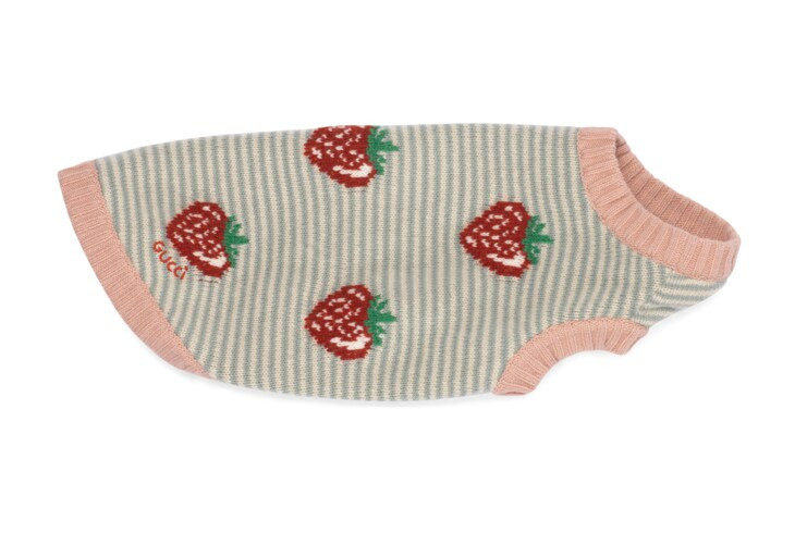 Gucci Pet wool sweater with strawberries | Gucci (US)