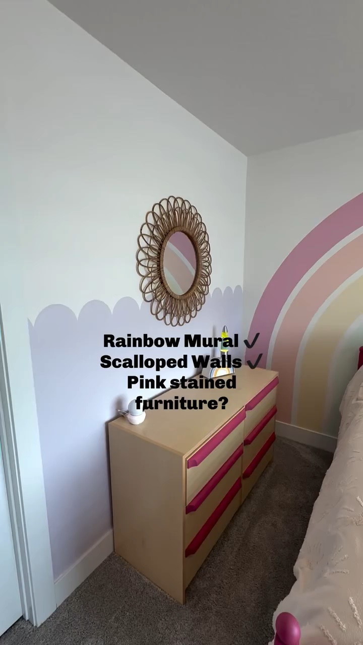 I was pleasantly surprised by this whole furniture flip process. Low to no odor, went on more like a paint than a stain, and of course the outcome was exactly what we were looking for…PINK! 

Minwax kills the stain game with wood tones but don’t sleep on their colors! 

#stain #loweshomeimprovement #minwax #girlsroom #pink #coloredstain #furnitureflipping #diy 

#LTKHome