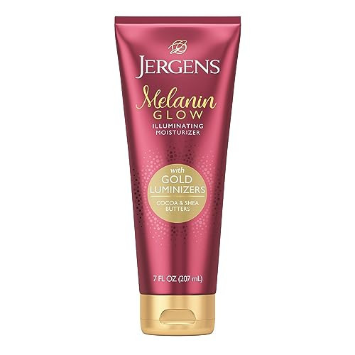 Jergens Hand and Body Lotion, Melanin Glow Illuminating Moisturizer, with Gold Luminizers, 7 Oz | Amazon (US)