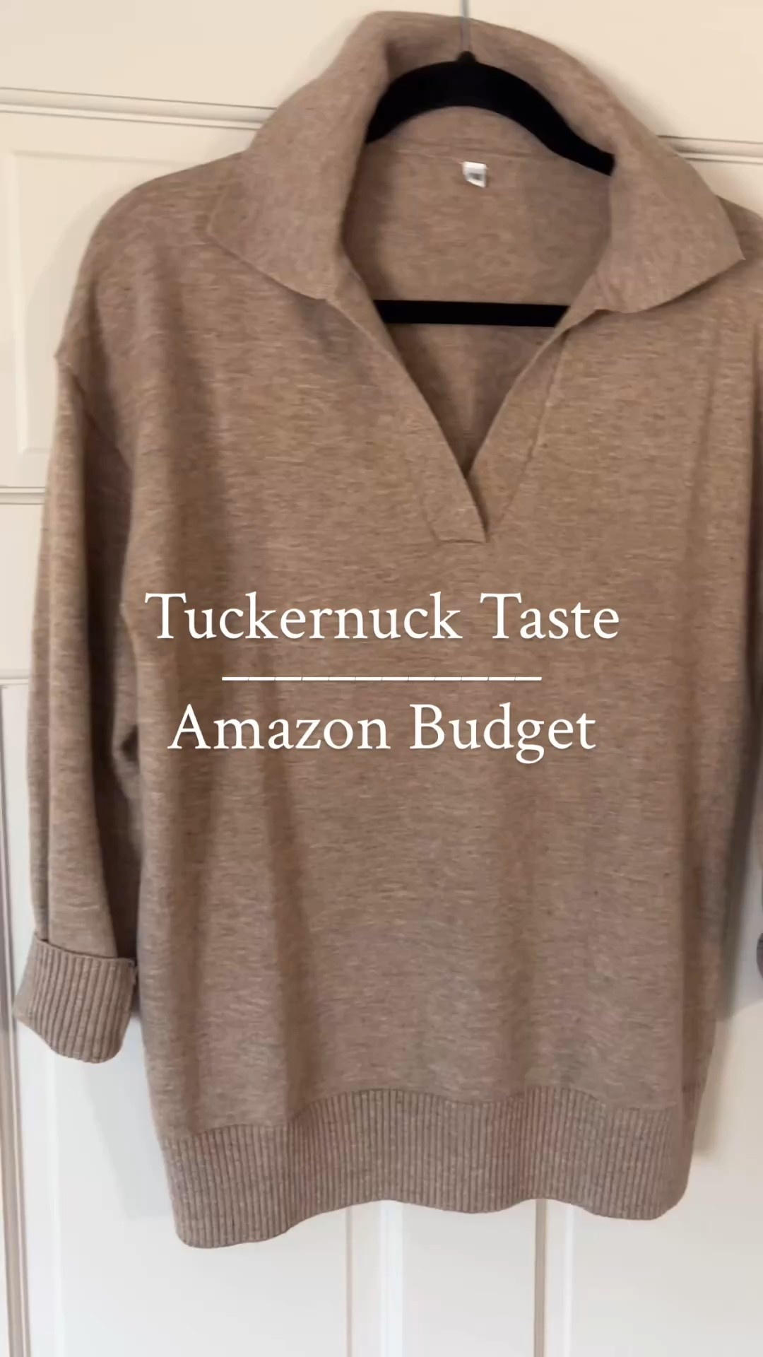 TUCKERNUCK TASTE ==> 
AMAZON BUDGET 

💙 polo v-neck sweater 
💙 elevated casual
💙 pullover style can be layered- shown here over a striped button down 