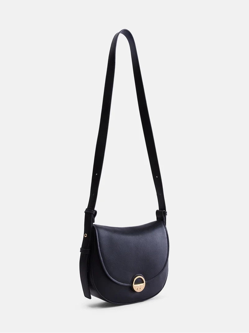 Scenario Women's Crossbody Handbag, Black | Walmart (US)
