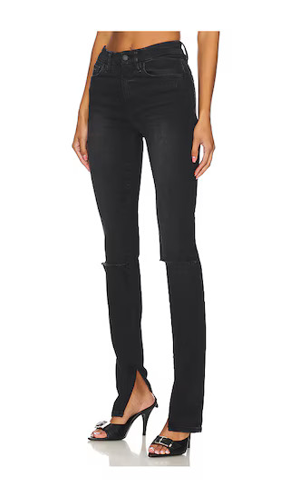 Good American Always Fits Good Legs Skinny in Black. - size 6-12 | Revolve Clothing (Global)