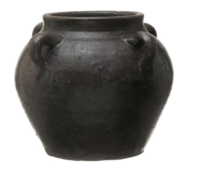 DECORATIVE CLAY JAR - EACH ONE WILL VARY IN COLOR - 305 Deco Living | 305 Deco Living & Co
