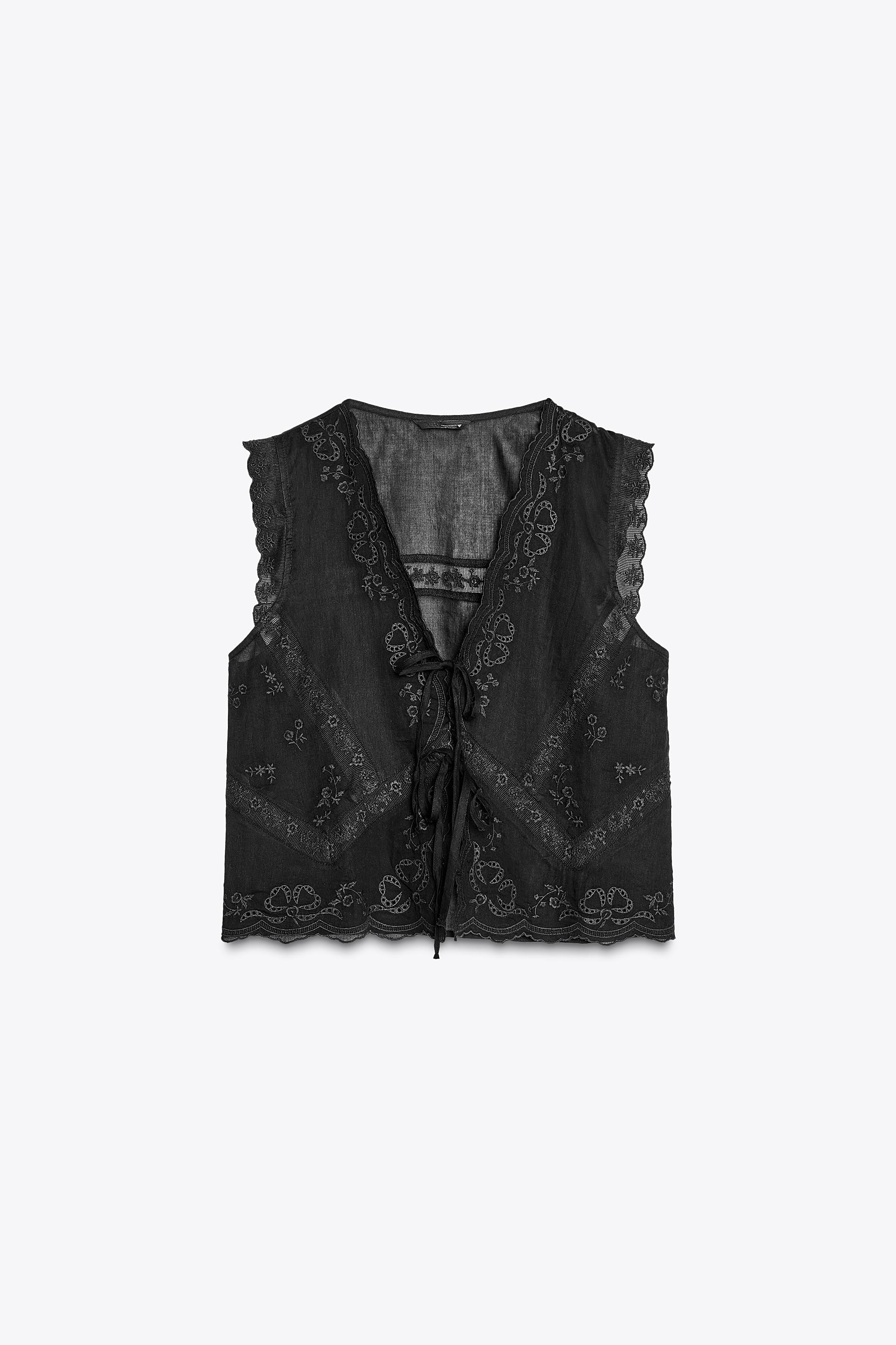 EMBROIDERED TOP | Zara UK