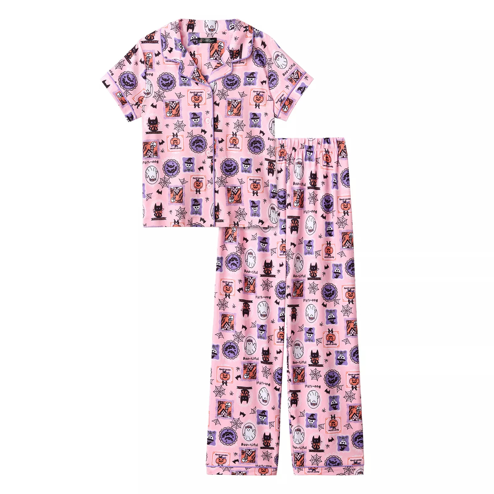 Girls 6-16 Cuddl Duds\u00ae Halloween Pajama Top & Pajama Bottoms SetCuddl Duds | Kohl's