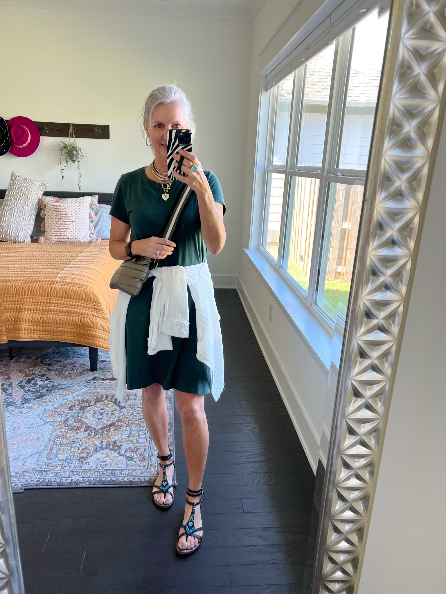 The perfect dress for running errands! Added a gauzy shirt for the AC (it’s too cold already), easy sandals and a crossbody. 

T-shirt dress, gauze shirt, Gibsonlook, Think Royln, crossbody bag, 100% cotton dress

#LTKstyletip #LTKfindsunder100