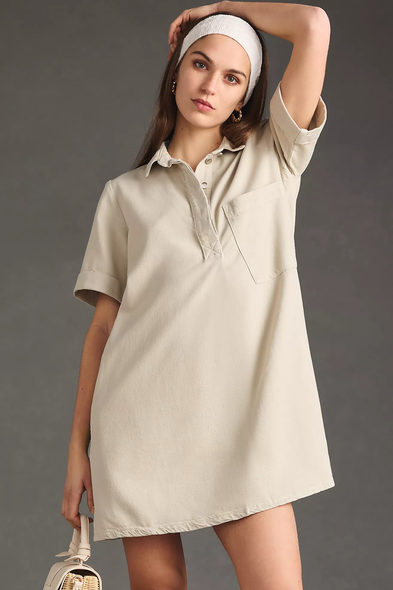 Pilcro Denim Utility Shirt Dress | Anthropologie (US)