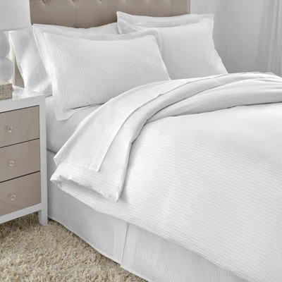 Five Star Hotel Collection Solid Fresh White Duvet Cover | Wayfair North America