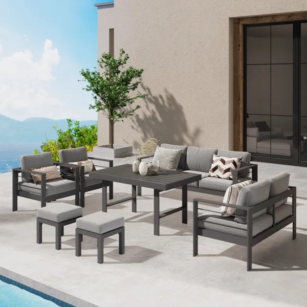7 Piece Sofa Seating Group with Cushions | Wayfair North America