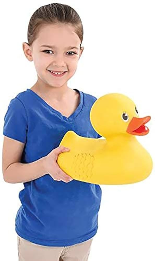 The Dreidel Company Jumbo Rubber Ducky 10.5" Inches Classic Large Rubber Duck for Fun-Filled Bath... | Amazon (US)