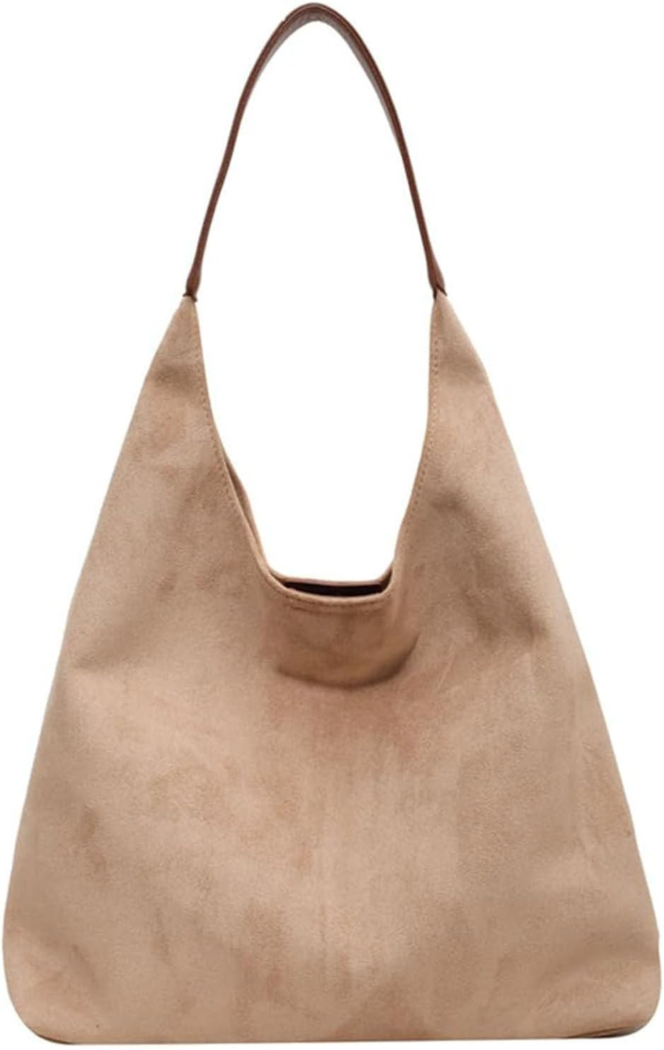 Suede Bag Suede Tote Bags for Women Work Bags, Slouchy Bag Hobo Handbag, Office Fall Suede Purse Shoulder Bag | Amazon (US)