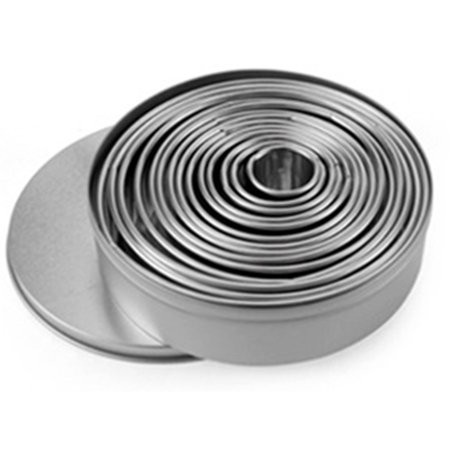 Liveday Cookie Biscuit Cutter Set Stainless Steel Circle Doughnut Cutter Baking Ring Stencils For Ho | Walmart (US)