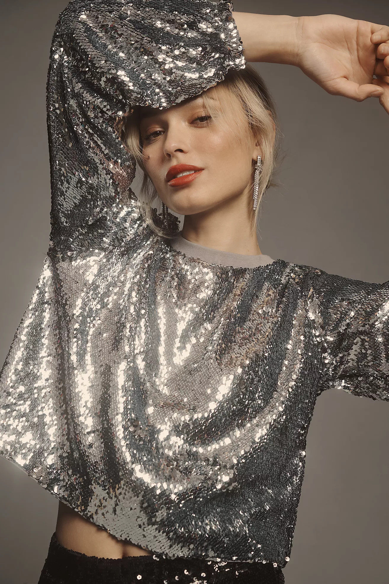 CHRLDR Jace Round-Neck Sweatshirt | Anthropologie (US)