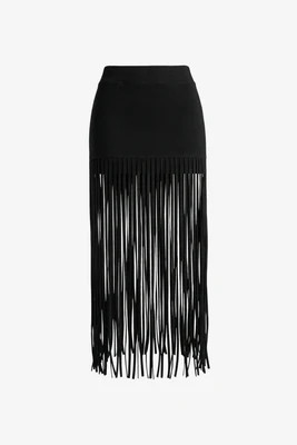 CARLYLE MINI SKIRT WITH FRINGE | Toccin