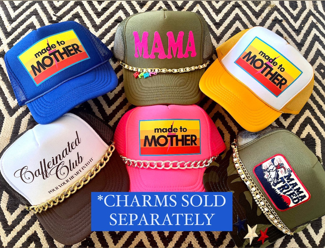 Happystack Mothers Day Trucker Hat, Trucker Hat, Custom Trucker Hat, Patch Trucker Hat, Happy Sta... | Etsy (US)
