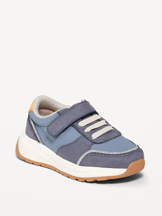 Unisex Canvas Color-Blocked Sneakers for Toddler | Old Navy (US)