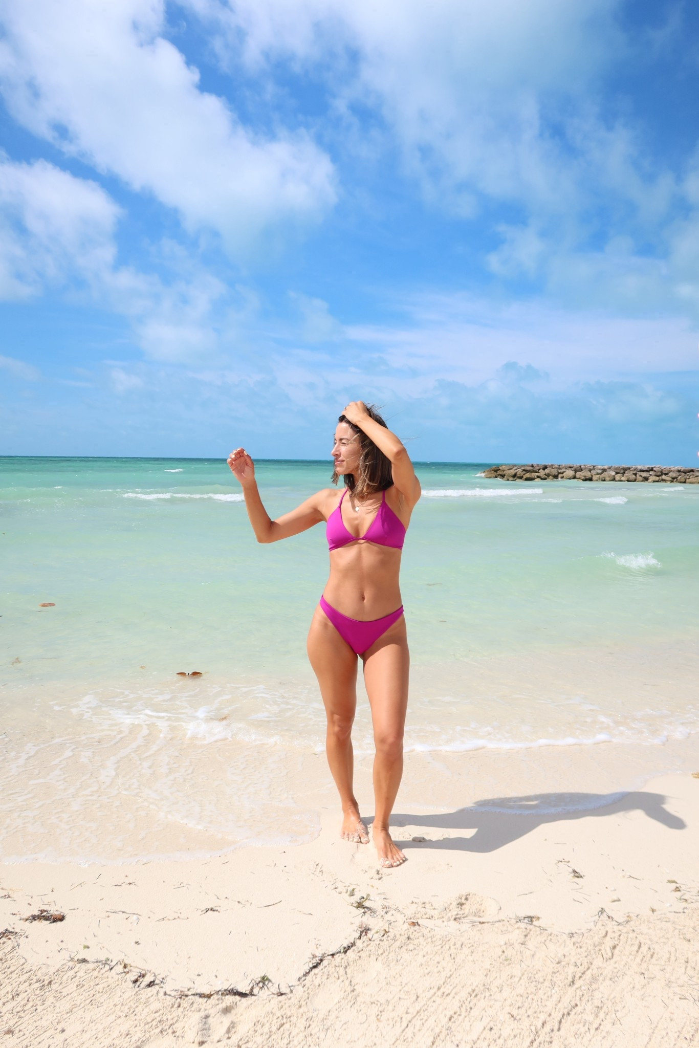 One of my fave bathing suit companies! Pricey, but nice thick material and they’re worth it! Code KARALEA10 for 10% off :)