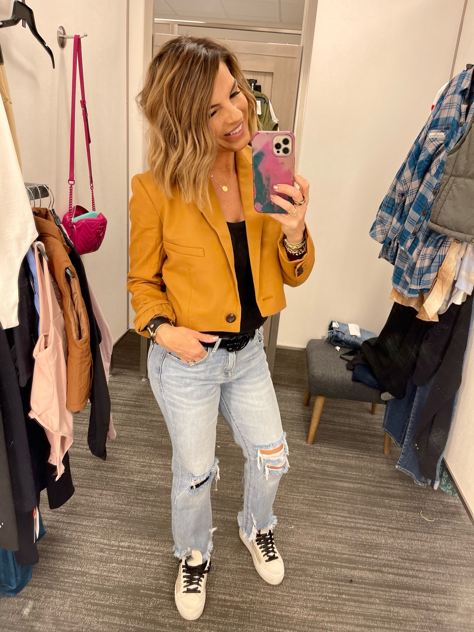 Love this! Available in black as well. Bought the XS. Rolled the sleeves for style preference. 

#LTKxNSale #LTKsalealert #LTKFind
