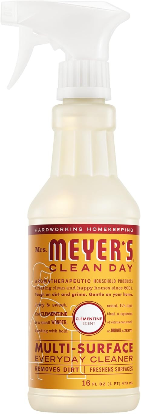 Mrs. MEYER'S CLEAN DAY Multi-Surface Everyday Cleaner, Clementine Scent, 16 Fl Oz Bottle | Amazon (US)