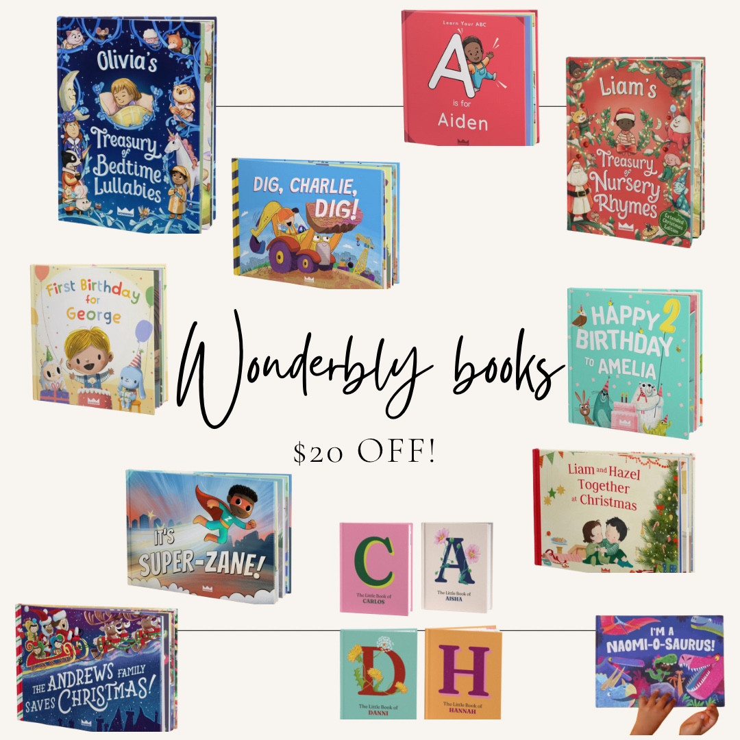 Customizable books!! 20% if you purchase 2 or more books with code: MULTI20 PLUS $20 to spend sent to your email if you click on “been referred by a friend” under checkout selection and type “Tory Thomas” 