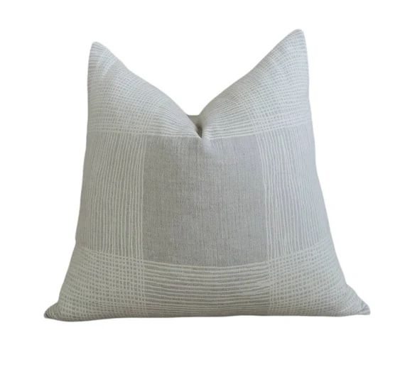PENELOPE  Large Windowpane Pillow Cover | Etsy | Etsy (US)