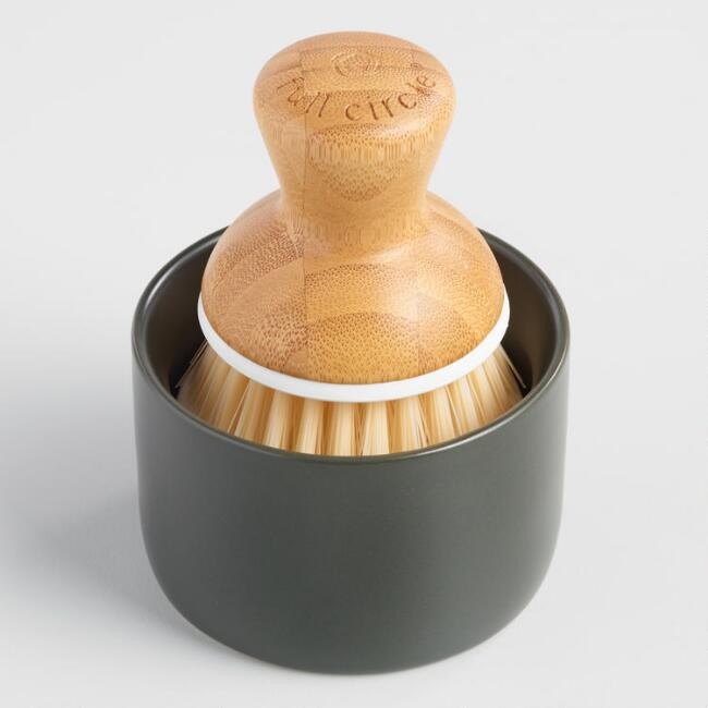 Full Circle Bubble Up Soap Dispenser and Dish Brush Set | World Market