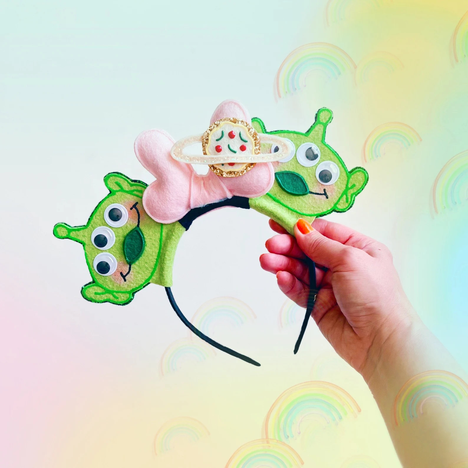 Alien Toy Mouse Ears Headband for kids, Park Outfit Accessory, NO TARIFFS, giddyupandgrow | Etsy (Global)