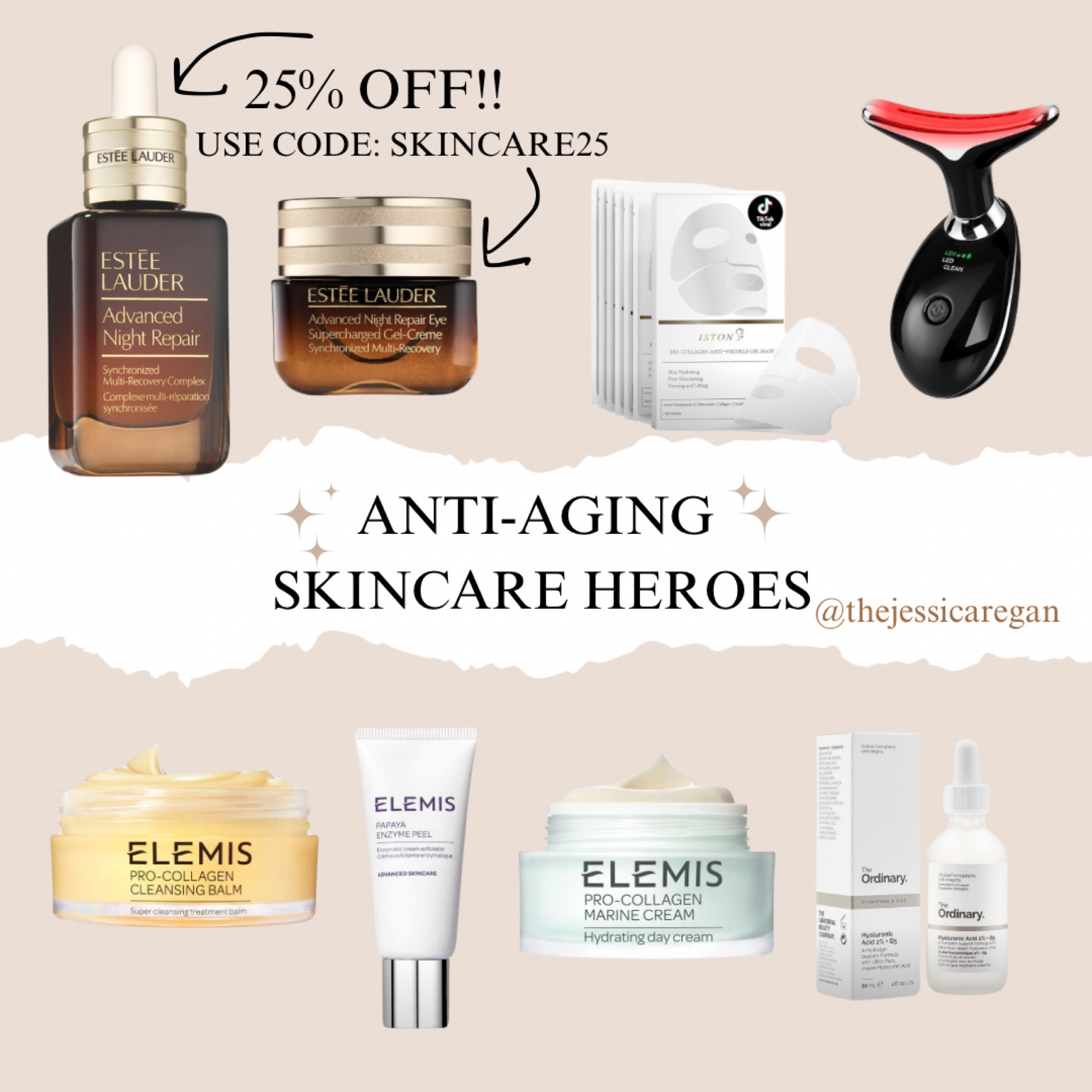 My ULTIMATE anti-aging skincare list…I literally use all of these products and have for several years.  Estée Lauder is my old school go-to but it’s that good, and currently on sale for 25% off!  Stock up!

#antiaging #over40tiktok #selfcare

#LTKBeauty #LTKSaleAlert #LTKOver40