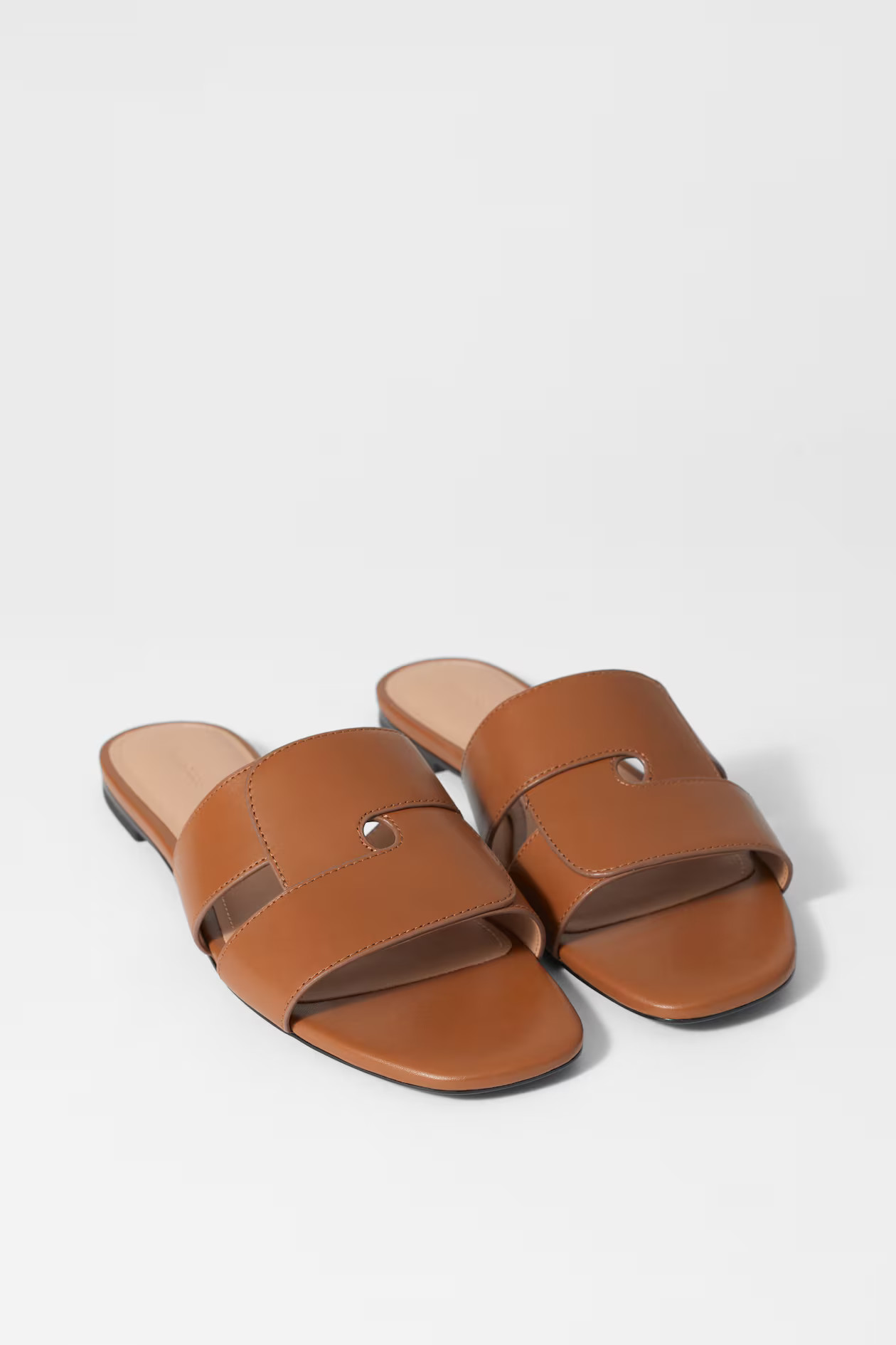 Leather Slides | H&M (UK, MY, IN, SG, PH, TW, HK)