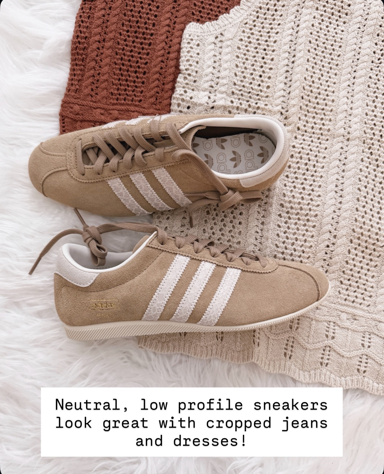 These are the kind of sneakers that quietly make every outfit better

neutral sneakers women, adidas sneakers outfit, low profile sneakers women, casual chic sneakers, spring outfit shoes women, everyday sneakers women, minimalist sneakers outfit

#LTKOver40 #LTKmomlife #LTKSeasonal