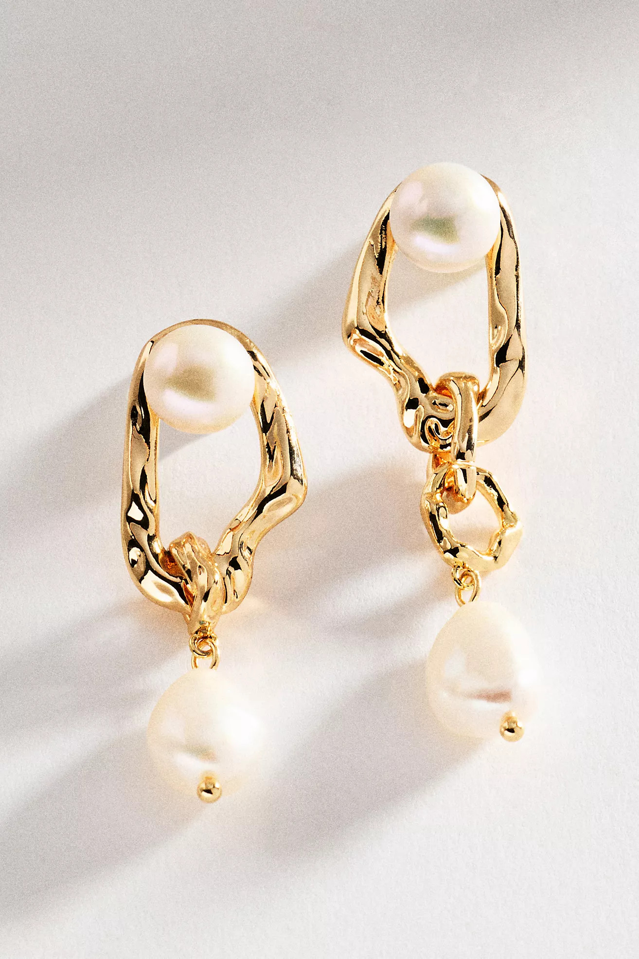 Pearl Duet Drop Earrings | Anthropologie (US)