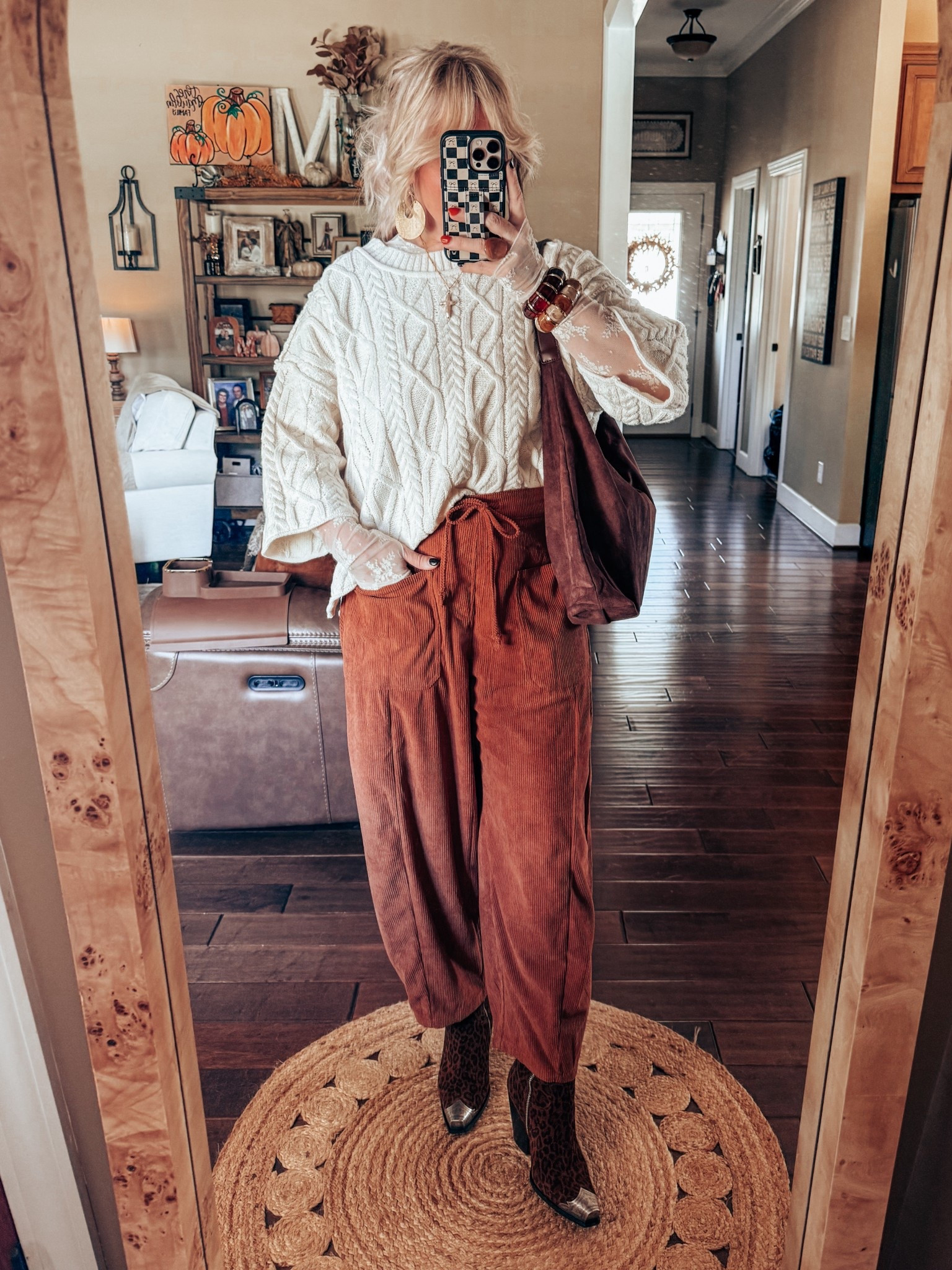 My Sunday fit and love these Amazon corduroy pants! I’m wearing a medium in pants, small in the sweater and my mesh top I sized up to a large. 


#LTKStyleTip #LTKOver40 #LTKFindsUnder50