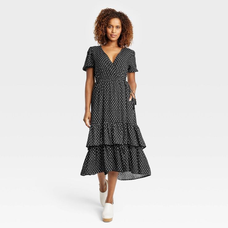 Women's Short Sleeve Wrap Dress - Knox Rose™ | Target