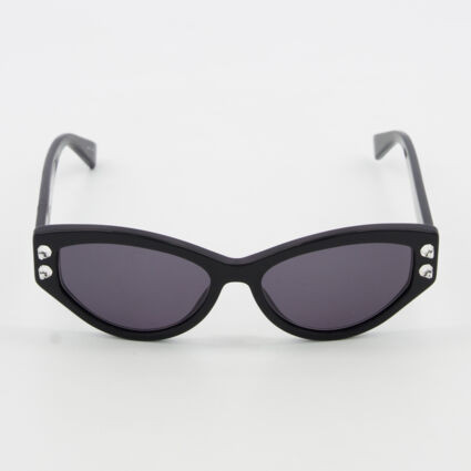 Black MOS109S Cat Eye Sunglasses | TK Maxx