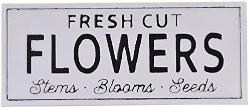 NIKKY HOME Fresh Cut Flowers Vintage Decor Wall Spring Metal Sign, 24.02 x 0.67 x 10.04 Inches, W... | Amazon (US)