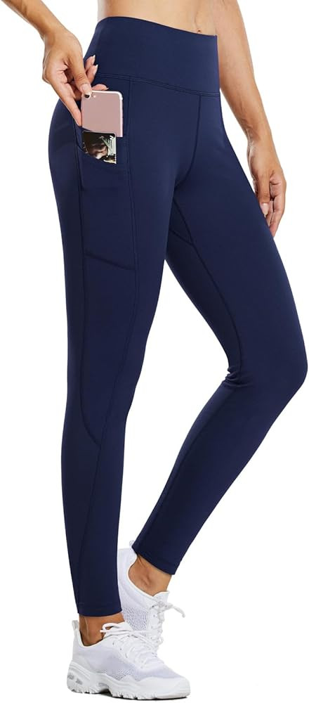 baleaf Women's Fleece Lined Leggings Water Resistant Thermal Winter Warm Tights High Waisted with... | Amazon (US)
