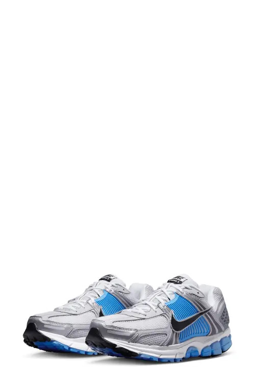 Nike Zoom Vomero 5 Sneaker in White/Platinum/Blue at Nordstrom, Size 10 | Nordstrom